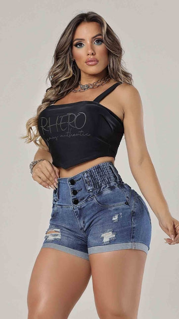 Short Rhero Jeans Feminino Ref 56827
