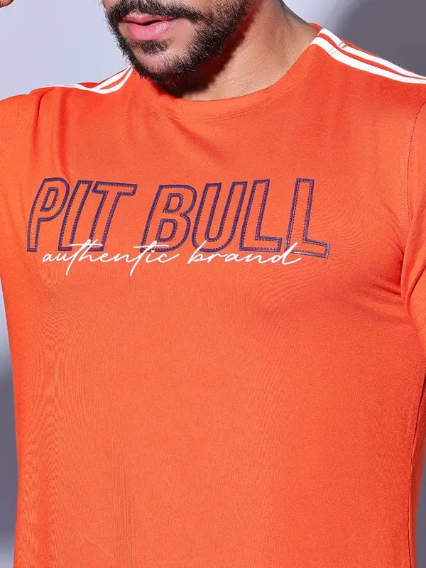 CAMISETA MASCULINA COM LOGOMANIA PIT BULL AUTÊNTICO 84019