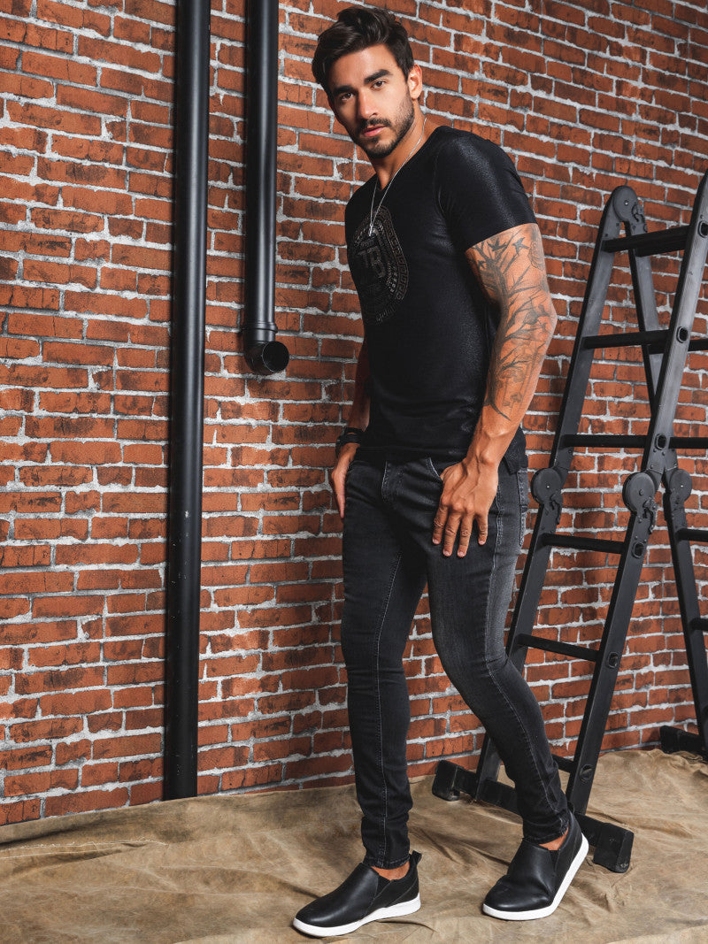 Calça Pit Bull  Masculina Slim Jeans Black Ref 42494