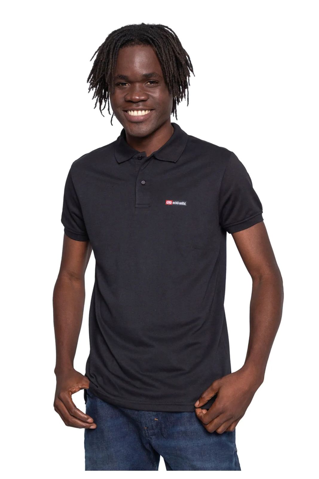 CAMISETA POLO MASCULINA ECKO PIQUET LABEL REF EK291