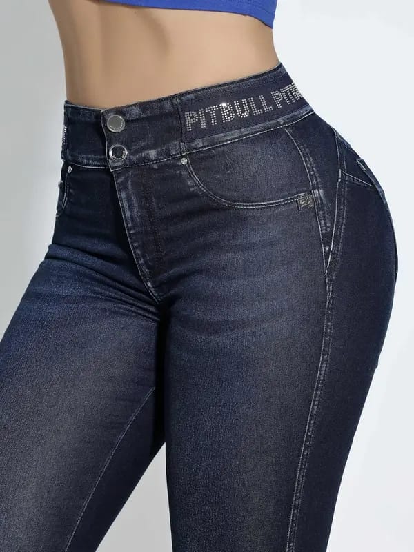 CALÇA FEMININA SKINNY EMPINA BUMBUM COM CINTURA ALTA EXCLUSIVA Ref: 84027