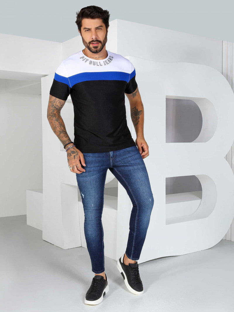 CAMISETA MASCULINA T-SHIRT PIT BULL  REF 81100
