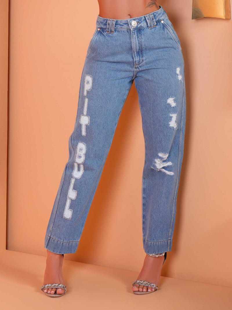 Calça Mom Pit Bull Jeans Ref 67140