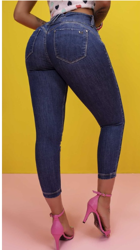 CALÇA CROPPED ONLINE JEANS ORIGINAL REF 93402