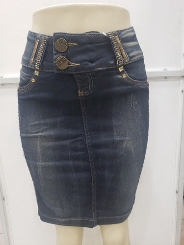 Saia Secretária Pit Bull Jeans Original Ref 18978