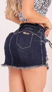 Mini Saia Rhero Jeans Ref 56578