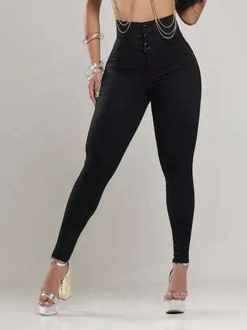 CALÇA CINTURA PERFEITA MODELADORA PIT BULL JEANS ELEGANTE E SOFISTICADA Ref: 87283