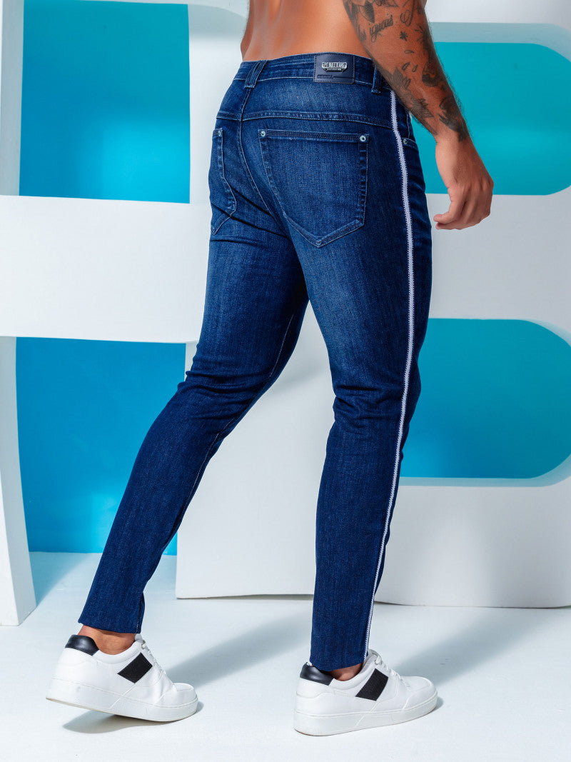 Calça Masculina Slim Fit Pit Bull Jeans Original Ref 60493