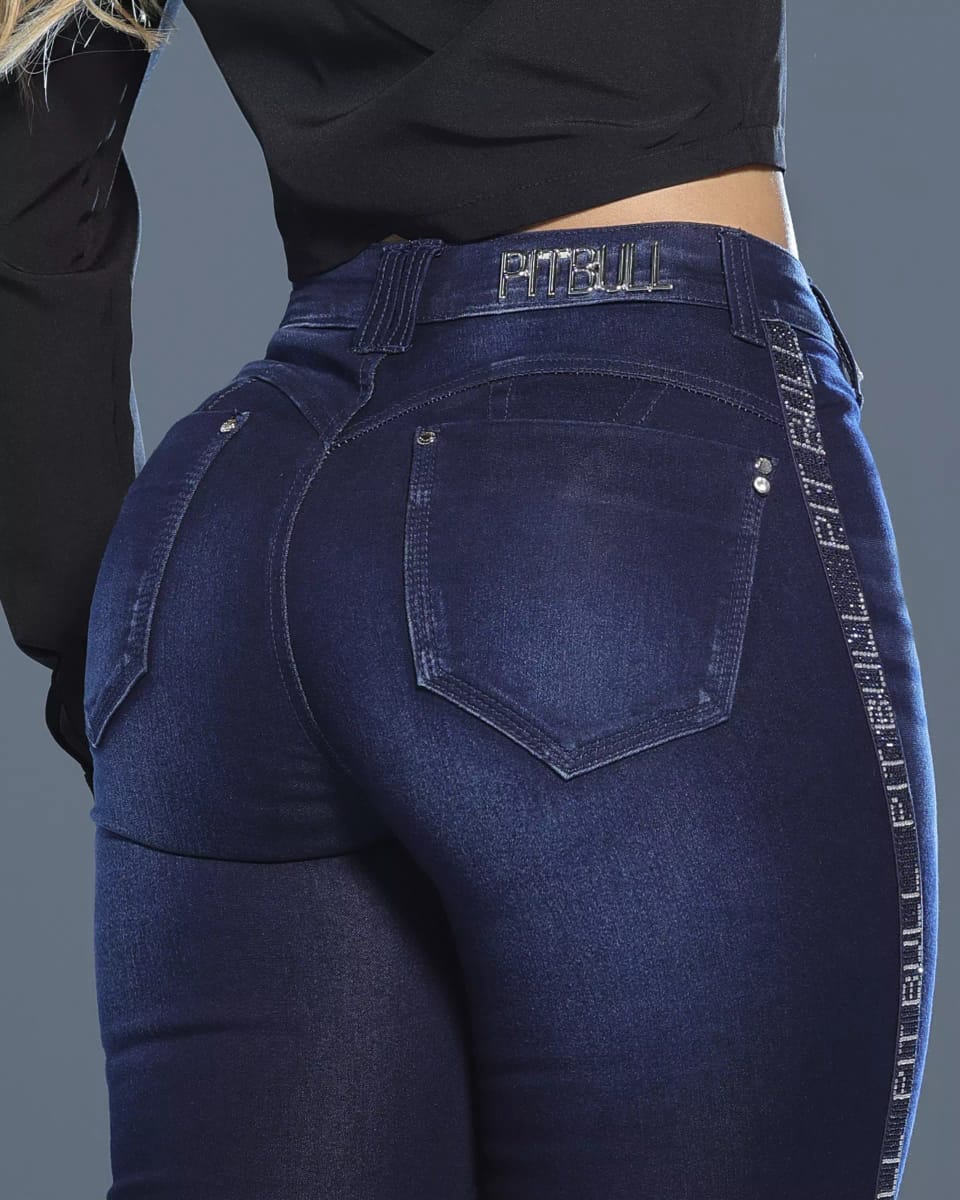 CALÇA FLARE MODELADORA PIT BULL JEANS Ref: 86183