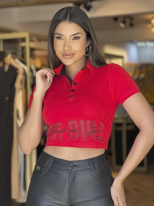 CROPPED POLO M/C PIT BULL JEANS REF 81476