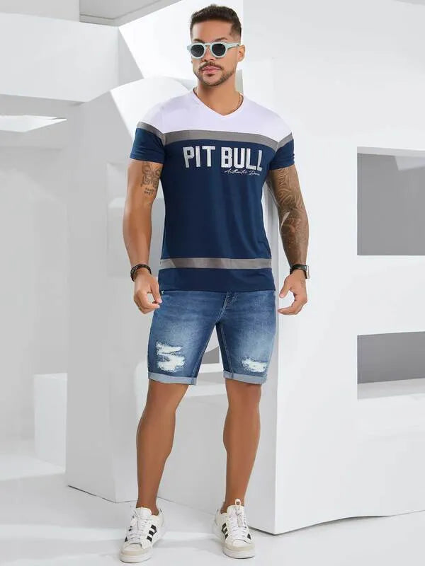 BERMUDA SLIM MASCULINA PIT BULL JEANS Ref: 82574