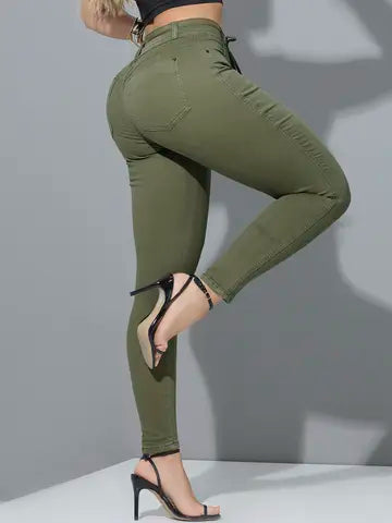 CALÇA JOGGER FEMININA PIT BULL JEANS CONFORTÁVEL E MODELADORA COM CORDÃO Ref: 87281