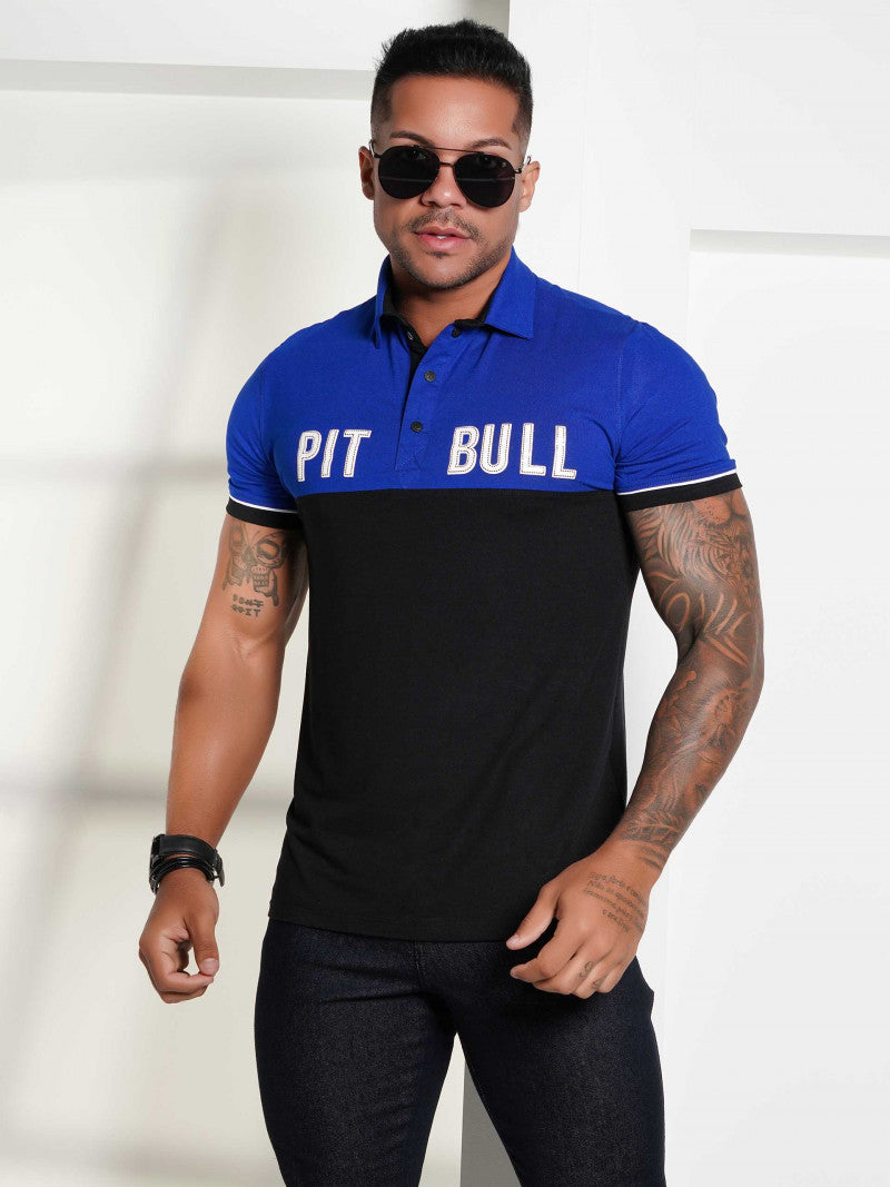 CAMISA POLO MASCULINA PIT BULL JEANS REF 79248