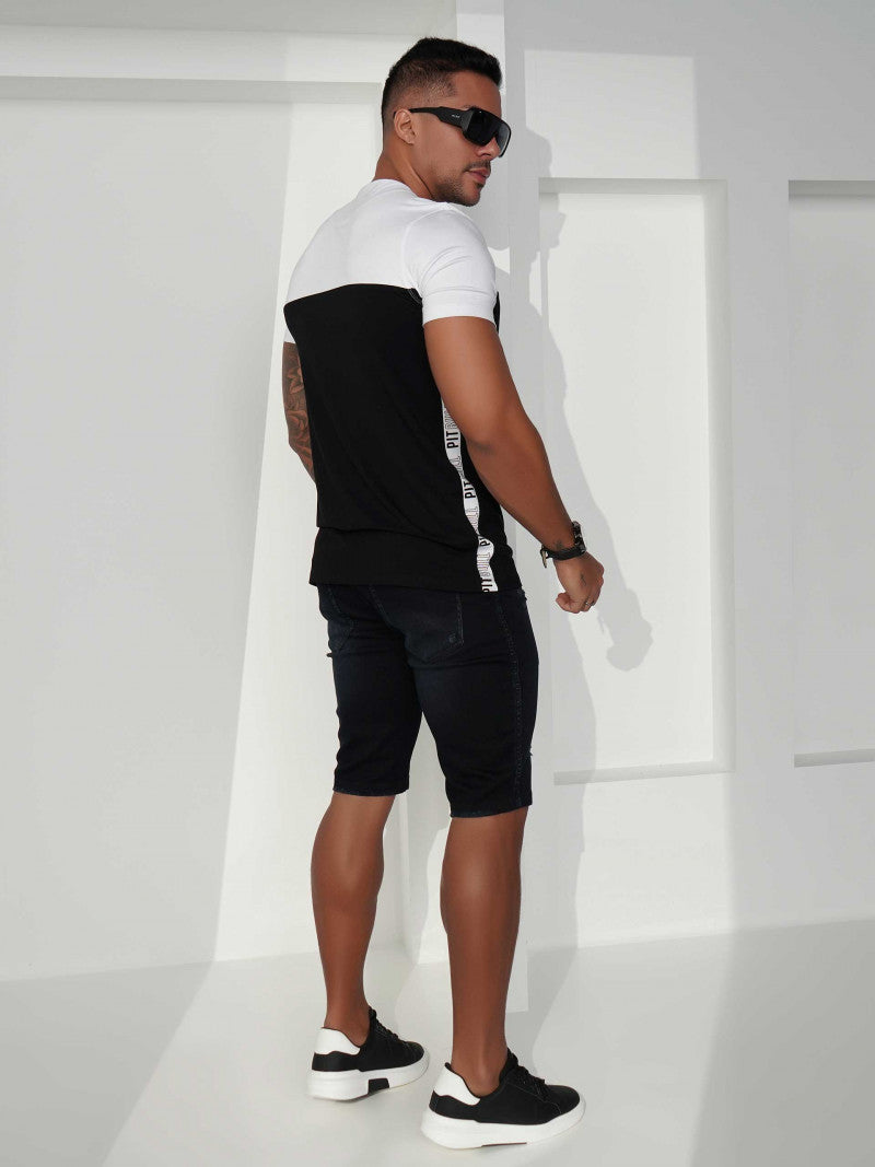 CAMISETA MASCULINA PIT BULL JEANS REF 80887