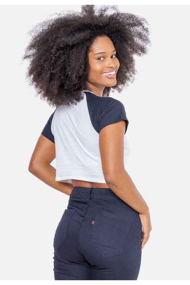 Camiseta Cropped Ecko  Feminina Ref U708A