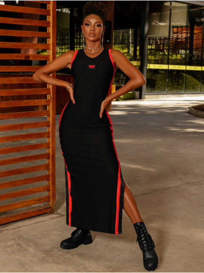 Vestido Longo Pit Bull Jeans Original Ref 63800