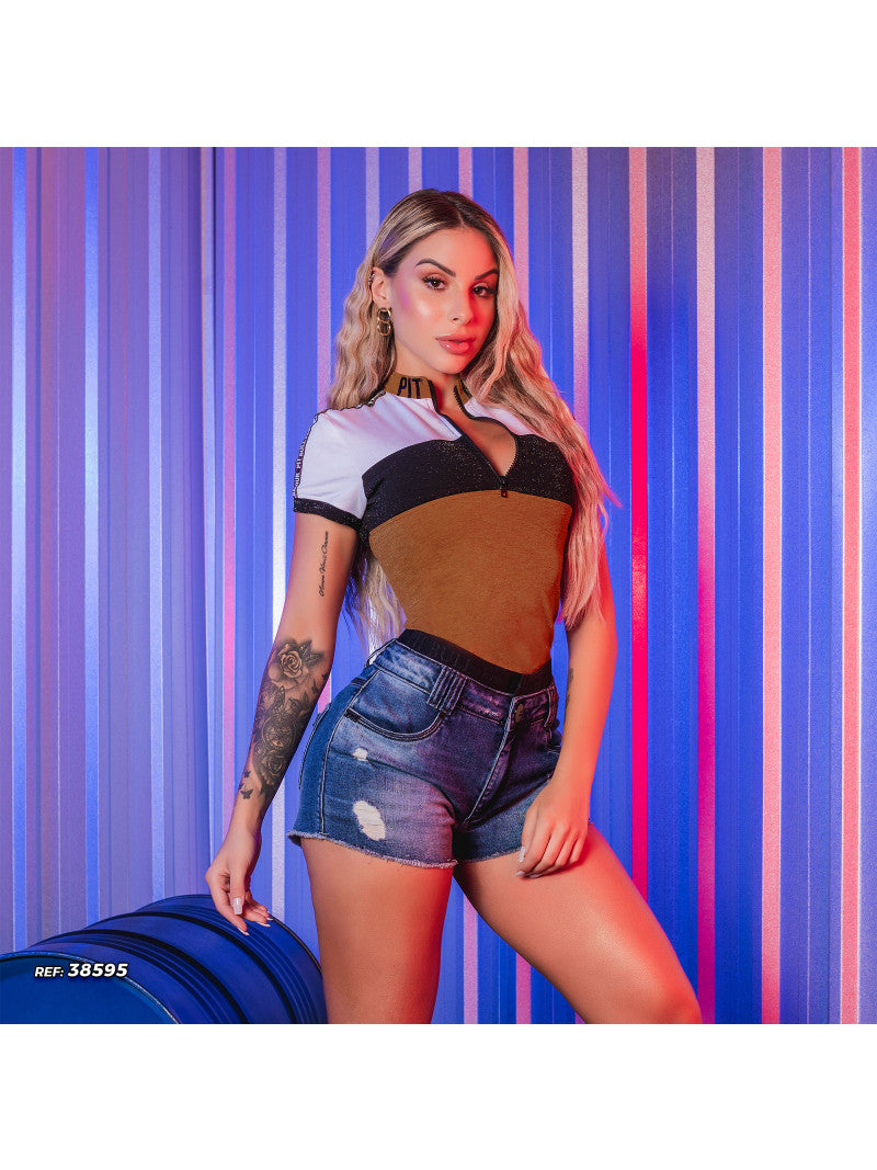 Short Jeans Confort Pit Bull Jeans Original Ref 38595