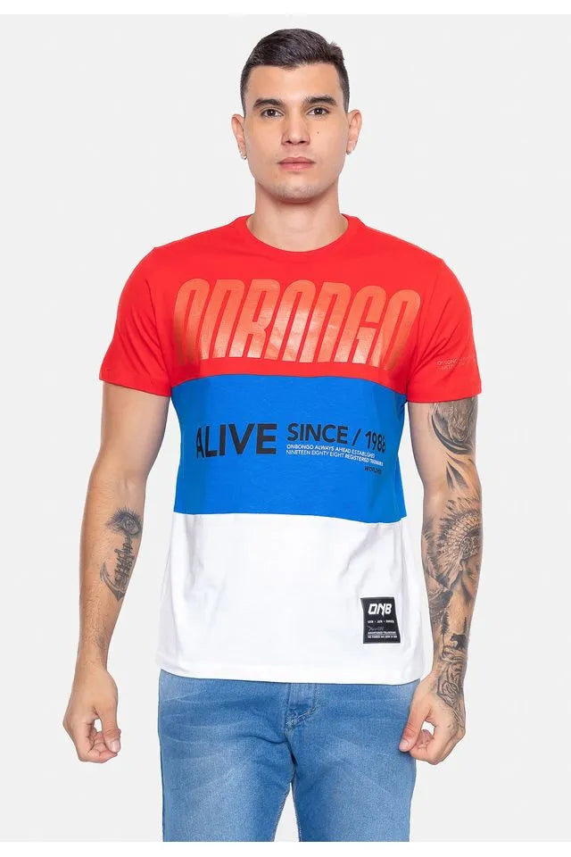 CAMISETA MASCULINA ONBONGO REF D932A
