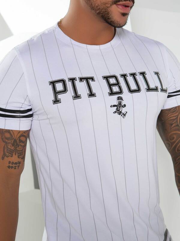 CAMISETA MASCULINA PIT BULL JEANS Ref: 82445