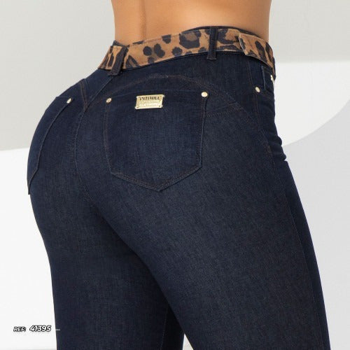 Calça Skinny Com Cinto Pit Bull Jeans Orginal Ref 41395