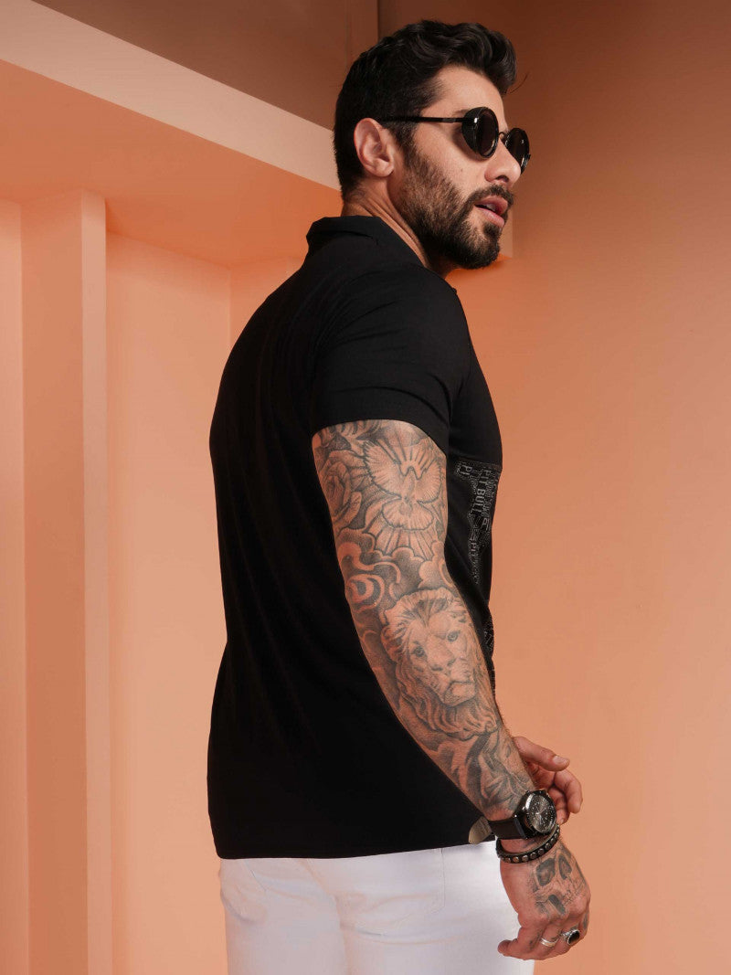 CAMISETA GOLA POLO MASCULINA PIT BULL JEANS REF 70571