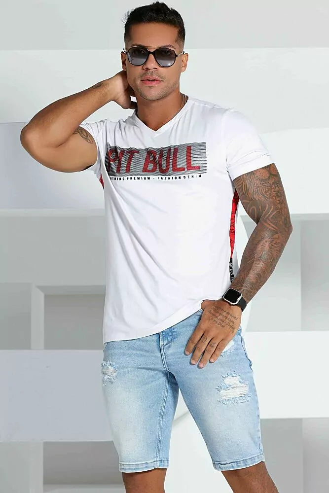 BERMUDA MASCULINA PIT BULL JEANS REF 80355