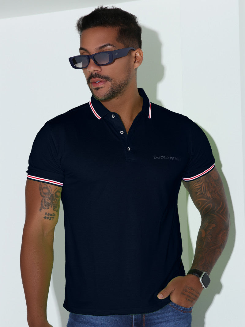 POLO MASCULINA EMPORIO PIT BULL JEANS REF 84724