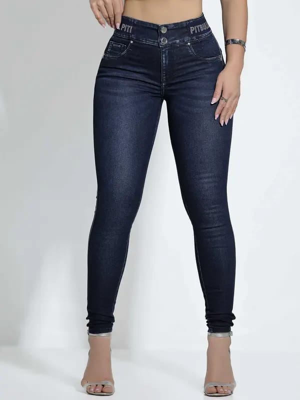 CALÇA FEMININA SKINNY EMPINA BUMBUM COM CINTURA ALTA EXCLUSIVA Ref: 84027