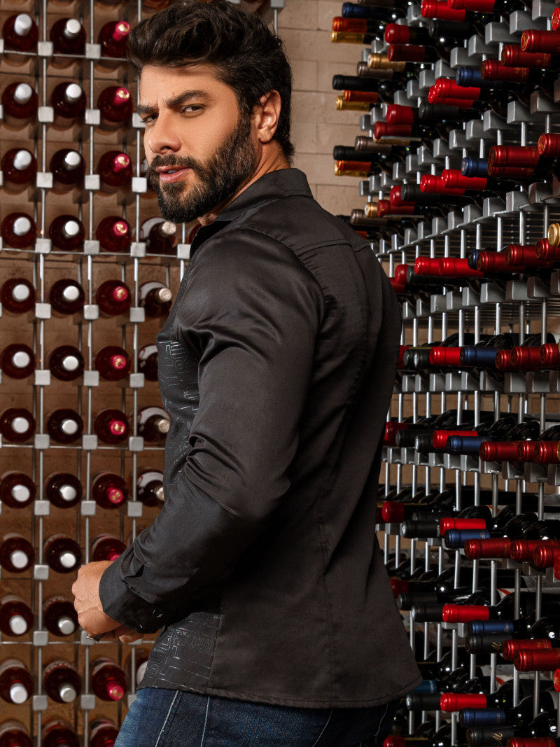 Camisa Social Masculina Pit bull original ref 62071