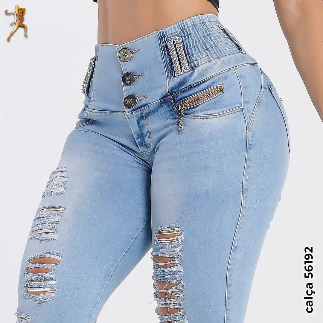 CALÇA CIGARRETE RHERO JEANS ORIGINAL REF 56192