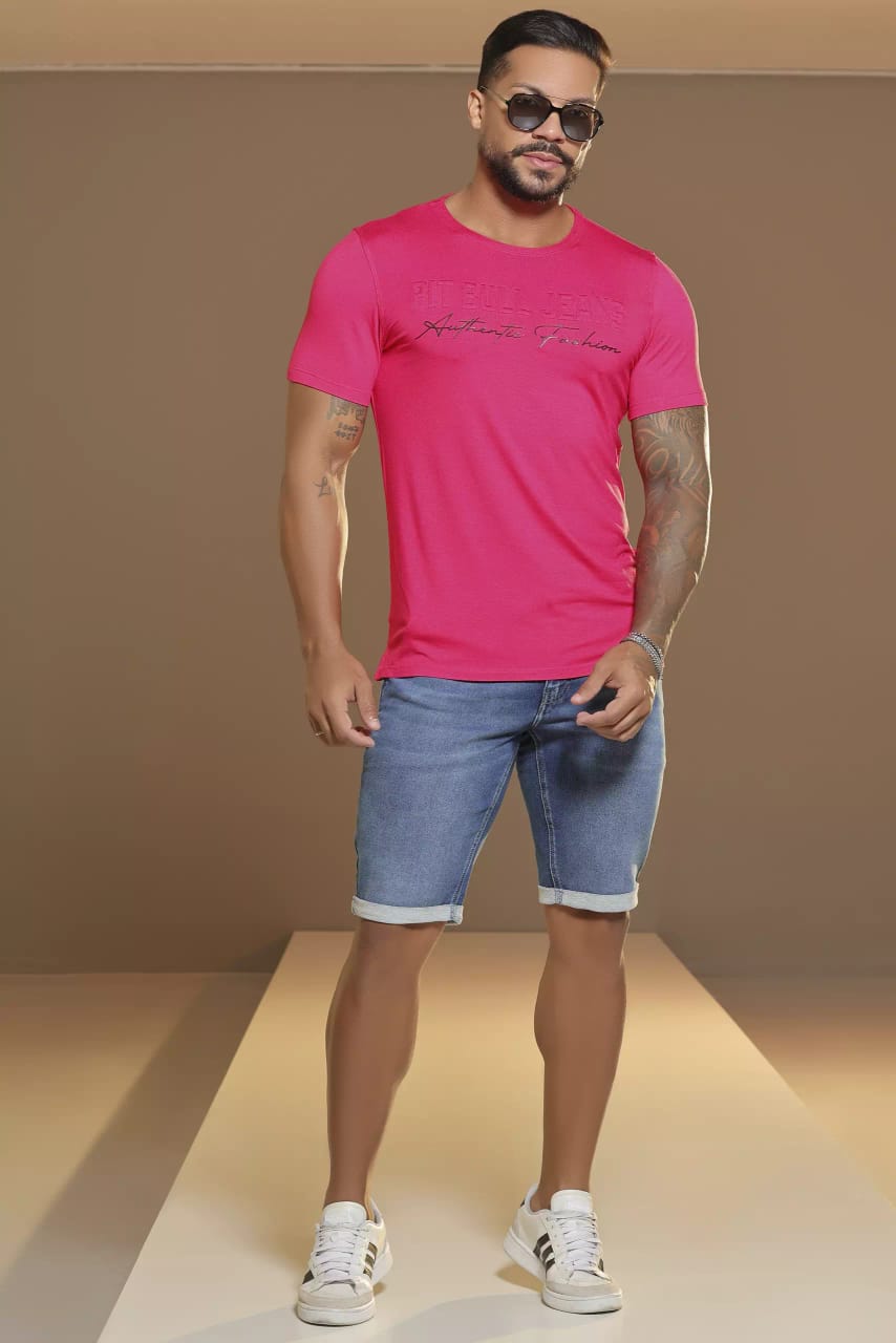 BERMUDA MASCULINA PIT BULL JEANS MODERNA E CONFORTÁVEL Ref: 82233