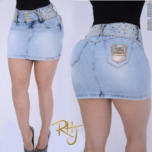 Mine Saia Rhero Jeans Original Ref 56610