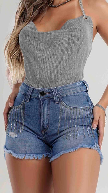 SHORT EMPINA FRANJAS ONLINE JEANS ORIGINAL REF 93515