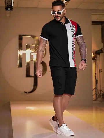 POLO MODERNA E CASUAL COM ESTAMPA PIT BULL JEANS 85202