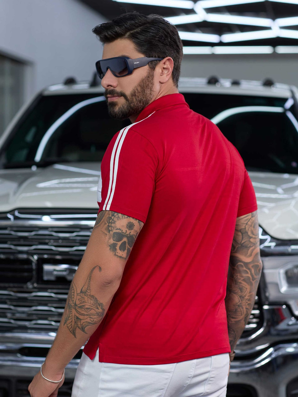 POLO MASCULINA PIT BULL JEANS REF 83599