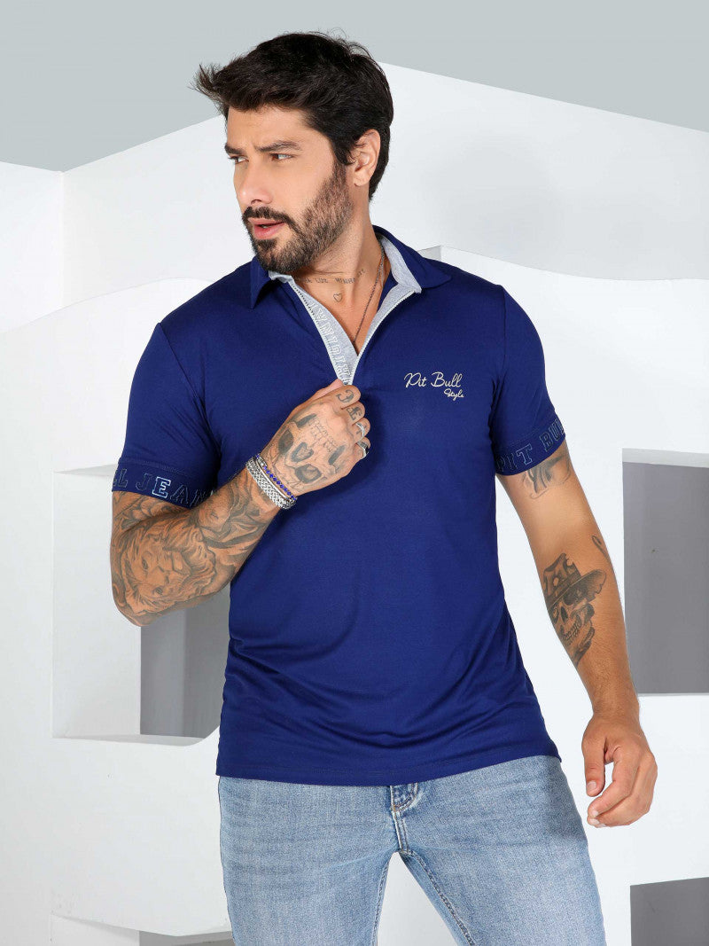 Polo Masculina Marsala Pit Bull Jeans Original Ref 41252