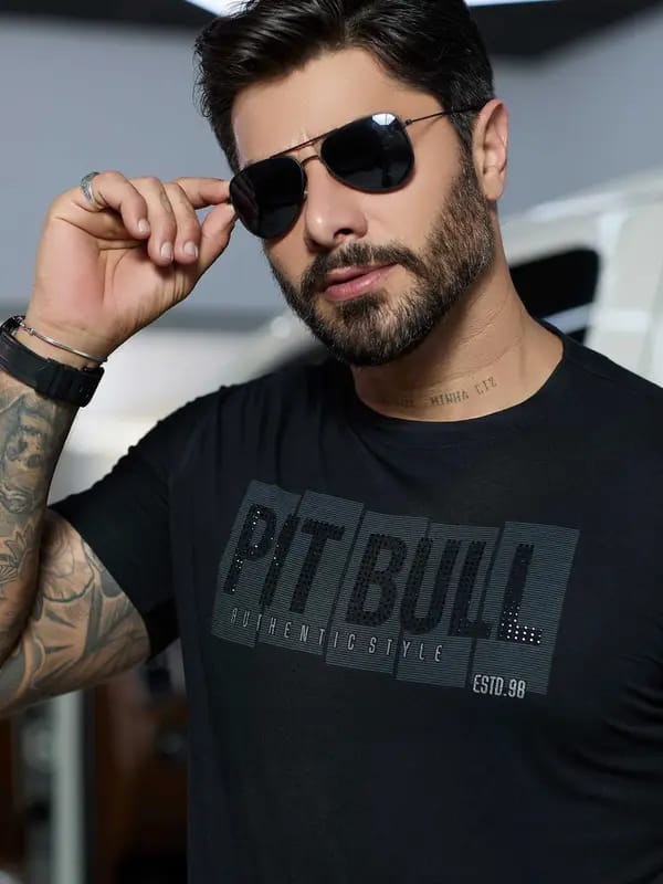 CAMISETA MASCULINA GOLA O COM ESTAMPA CASUAL  82431