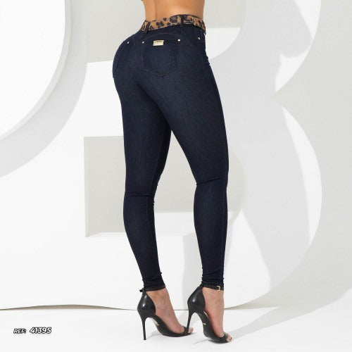 Calça Skinny Com Cinto Pit Bull Jeans Orginal Ref 41395