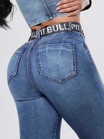 Calça Hot Pants Modeladora e Sofisticada com Cinto Pit Bull Jeans Ref: 87697