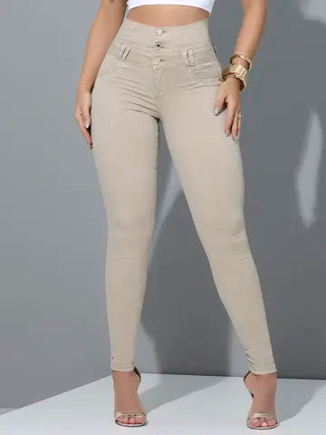 CALÇA CINTURA PERFEITA PIT BULL JEANS COM MODELAGEM ELEGANTE Ref: 86446