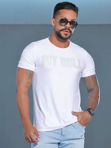 CAMISETA GOLA O  PIT BULL JEANS AUTÊNTICA Ref: 85870