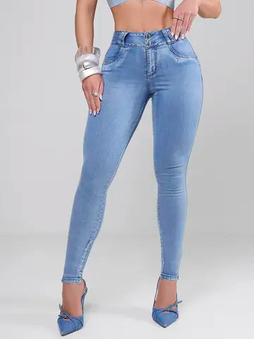 Calça Skinny Confortável e Elegante com Lavado Claro Pit Bull Jeans Ref: 87734
