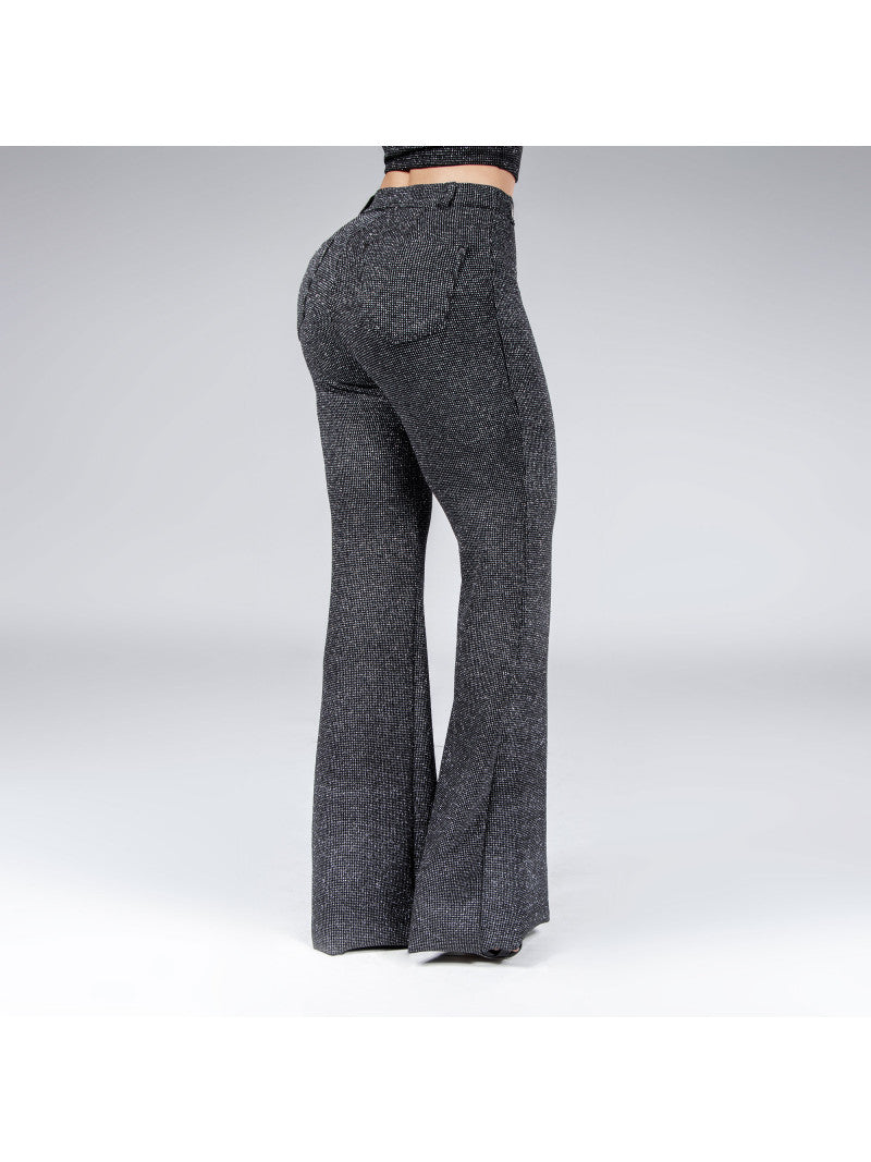 CALÇA FLARE DE BRILHO PIT BULL Ref 33746