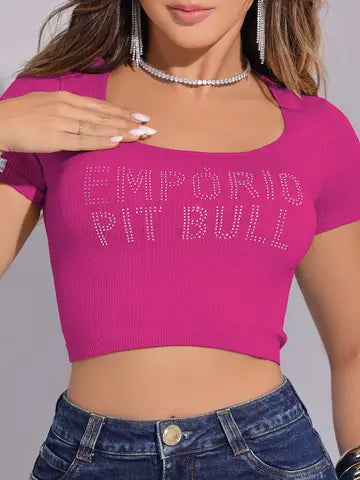 CROPPED FEMININO EMPÓRIO PIT BULL MODERNO CONFORTÁVEL 87414