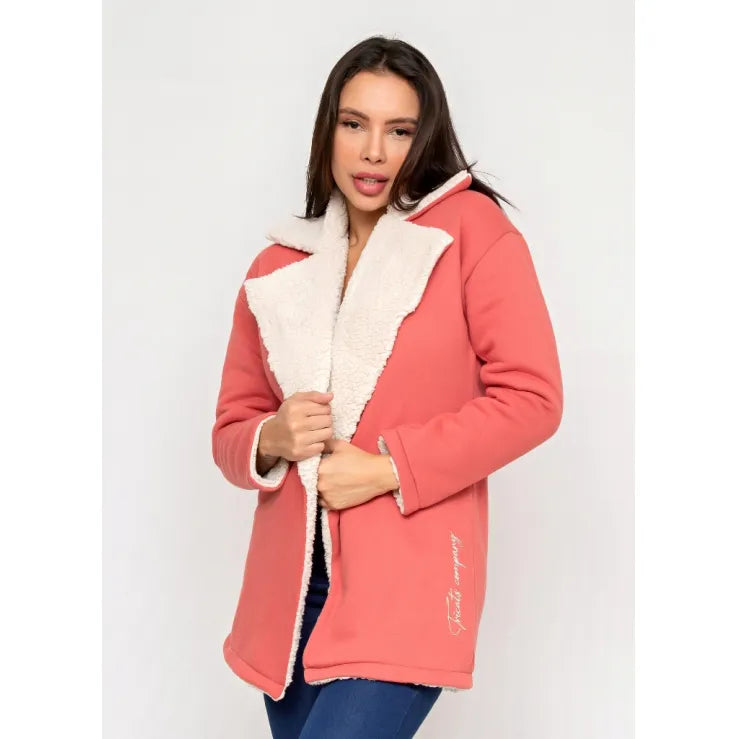 Casaco Dupla Face Teddy Tricats Ref 17723